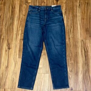 American Eagle Outfitters women’s jeans 10 long mom super high rise blue NWT